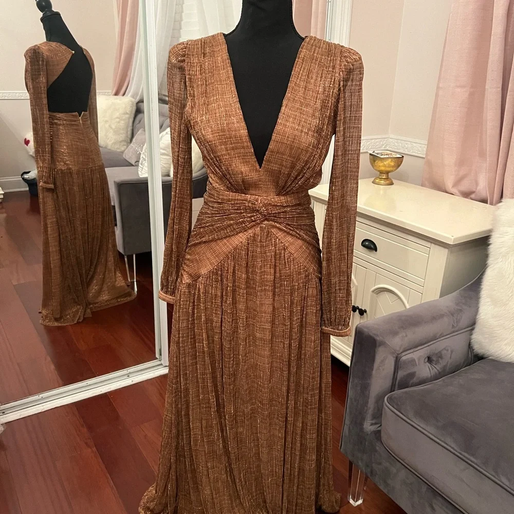 Gianni Bini Bronze Maxi Dress - Picture 5 of 5